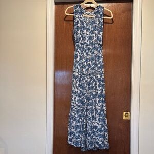 Rails Floral Blue and White Maxi Dress